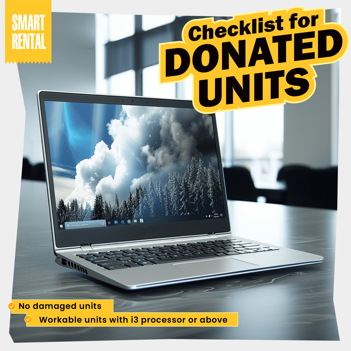 A computer setup in the office.